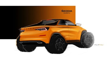 ŠKODA Student Concept Car to be Pickup Version of KODIAQ