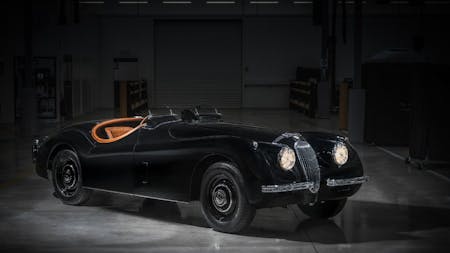 Jaguar Classic Creates Tailor-Made XK120 For Male Model David Gandy