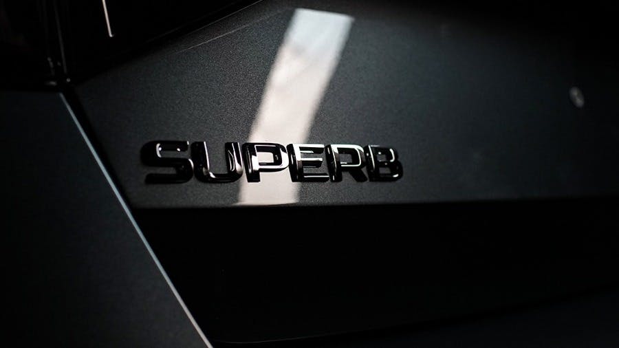 ŠKODA offers first impression of its upgraded SUPERB model range