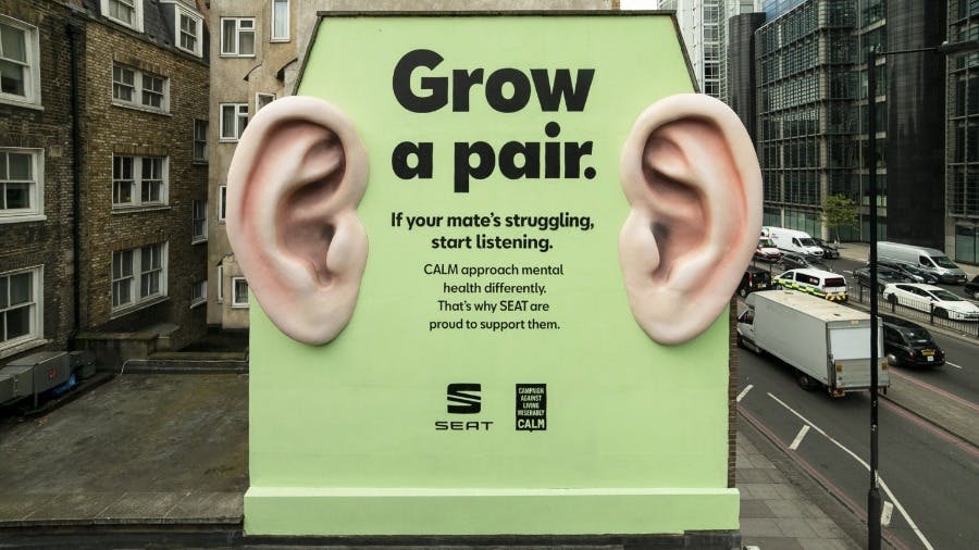 SEAT Encourages Passers By to Grow a Pair