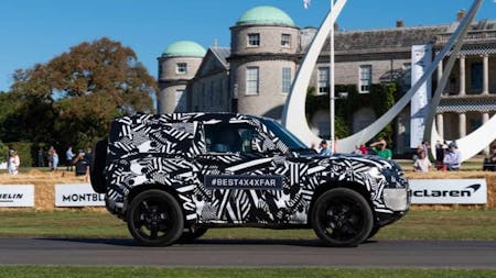 LAND ROVER WOWS GOODWOOD CROWD WITH PROTOTYPE LAND ROVER DEFENDER