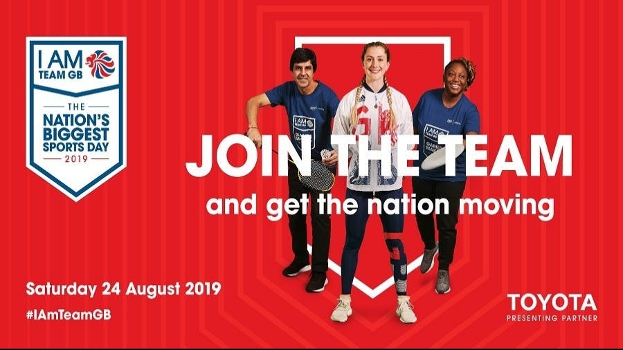 Toyota (GB) Partners with I am Team GB for The Nation's Biggest Sports Day!