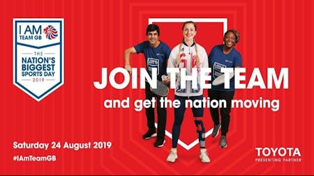 Toyota (GB) Partners with I am Team GB for The Nation's Biggest Sports Day!