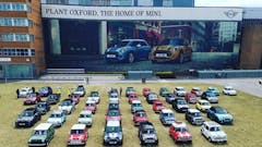 MINI Brand Manager takes part in the MINI 60 Years Anniversary celebrations.
