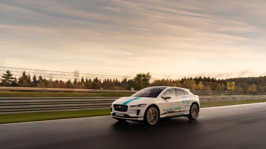 JAGUAR I-PACE IS THE FIRST ALL-ELECTRIC NÜRBURGRING RACE ETAXI