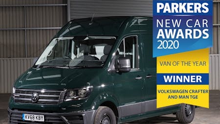 Volkswagen Crafter named Best Van for third consecutive year at Parkers New Car Awards