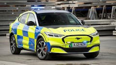 RED ALERT, BLUE LIGHTS? GREEN SOLUTION…WITH NEW FORD MACH-E POLICE CAR