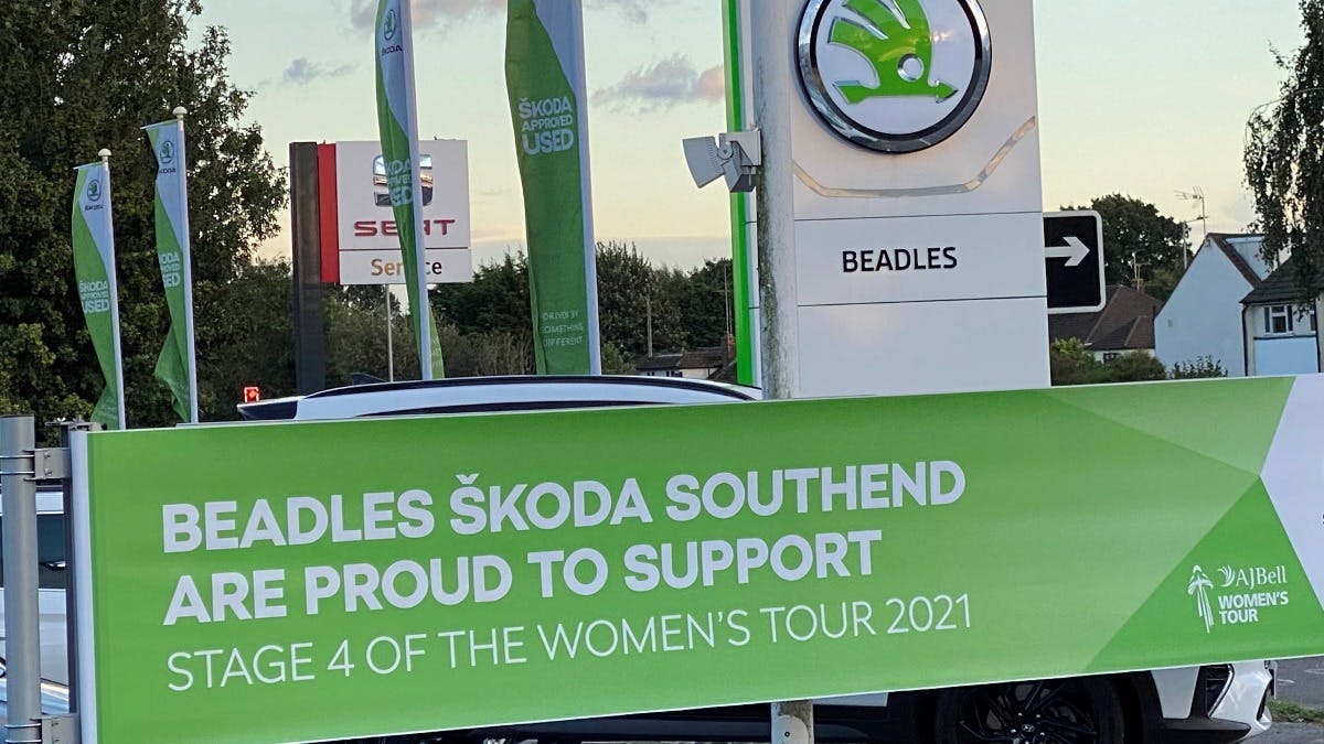 Group 1 ŠKODA Southend proudly supports the AJ Women's Tour 2021
