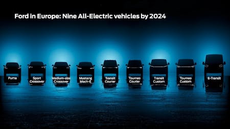 FORD TAKES BOLD STEPS TOWARD ALL-ELECTRIC FUTURE IN EUROPE