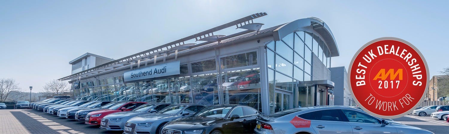 Southend Audi named Best UK Dealership To Work For