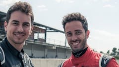 DOVIZIOSO AND LORENZO AT THE WHEEL OF THE CUPRA TCR