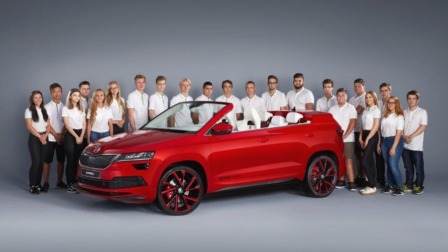 ŠKODA SUNROQ: ŠKODA Vocational School Students Present Fifth Concept Car