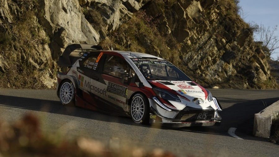 Tänak and Latvala Score Double Podium for Toyota on Rallye Monte-Carlo