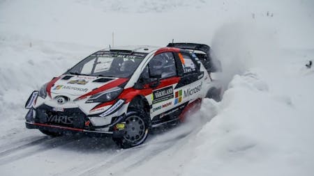 Toyota Yaris WRC on the Pace in Sweden