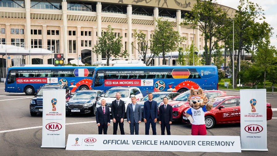 KIA Gears Up for 2018 FIFA World Cup Russia™ with Vehicle Handover
