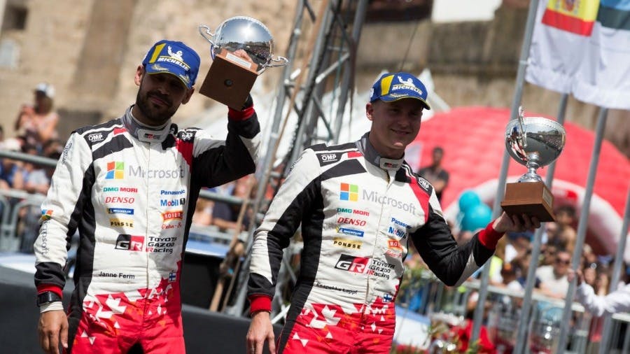 Lappi Excels with Podium Finish for Toyota on Rally Italia Sardegna