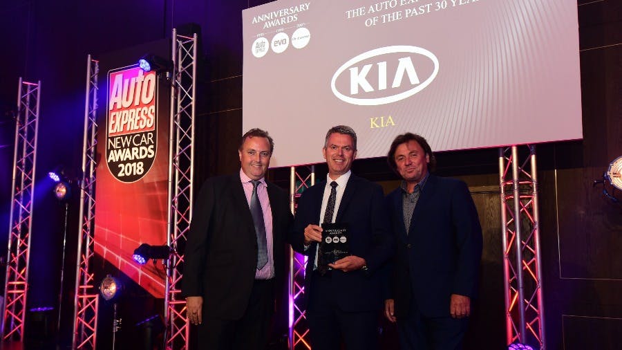 KIA Named Company of the Last 30 Years at Auto Express New Car Awards 2018