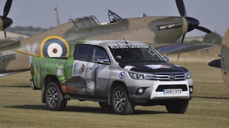 Toyota Hilux continues its support for Flying Legends