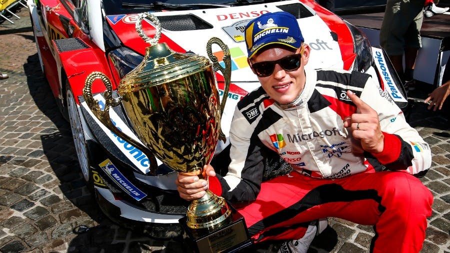 Tanak Makes It Two in a Row for Toyota on Rallye Deutschland