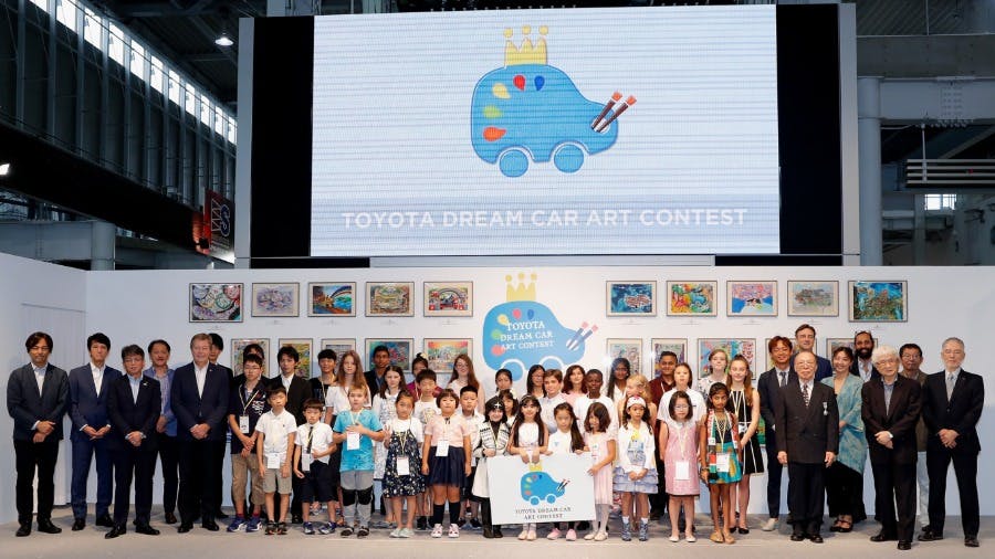 Celebrating UK Bronze Success in Toyota's Global Dream Car Art Contest