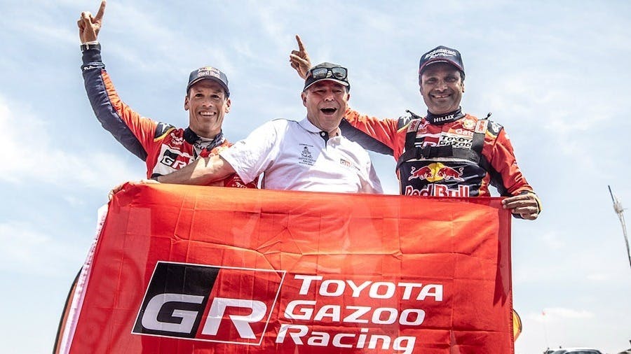 Victory for Toyota Gazoo Racing