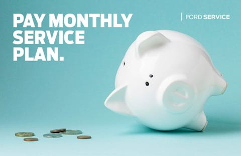 Ford Pay Monthly Service Plan from as little as £15 per month