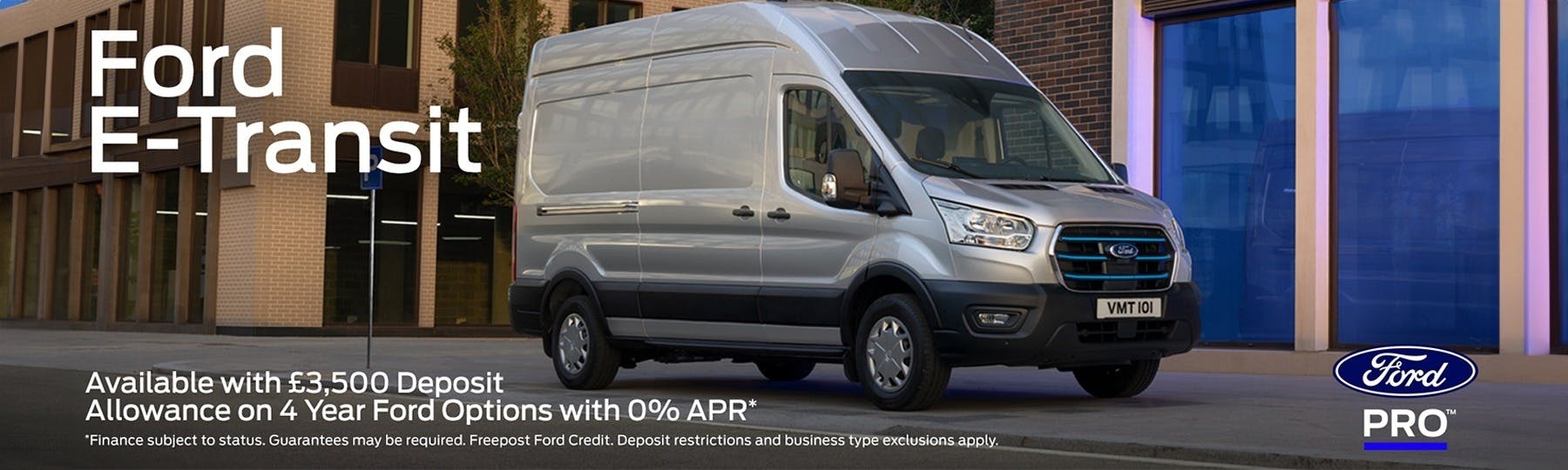 All-Electric Ford E-Transit New Van Offer