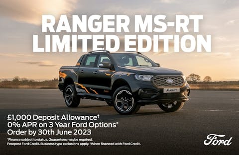 New Ford Ranger MS-RT Limited Edition