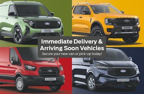 New Ford vans available for Immediate Delivery
