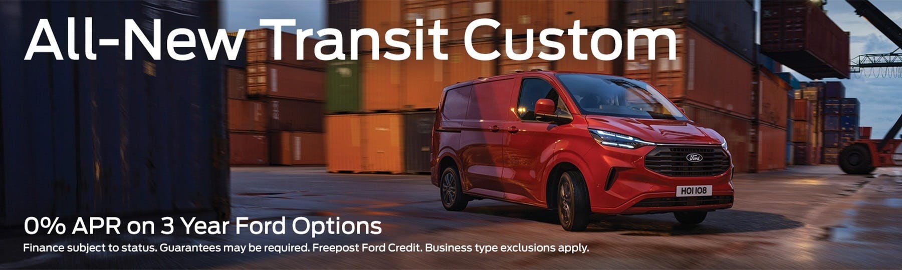 All-New Ford Transit Custom New Van Offer