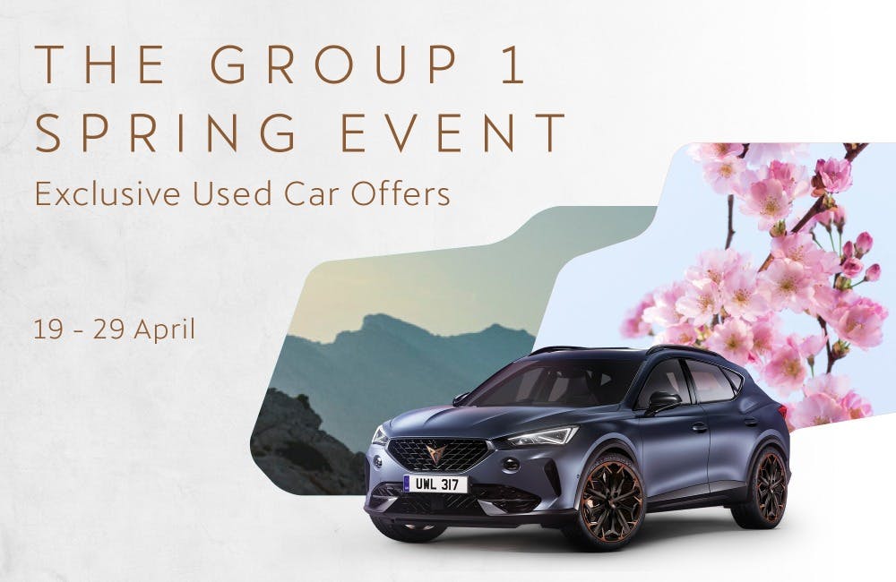 The Group 1 CUPRA Spring Used Car Event
