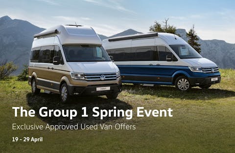 Group 1 Volkswagen Commercial Vehicles Spring Used Van Event